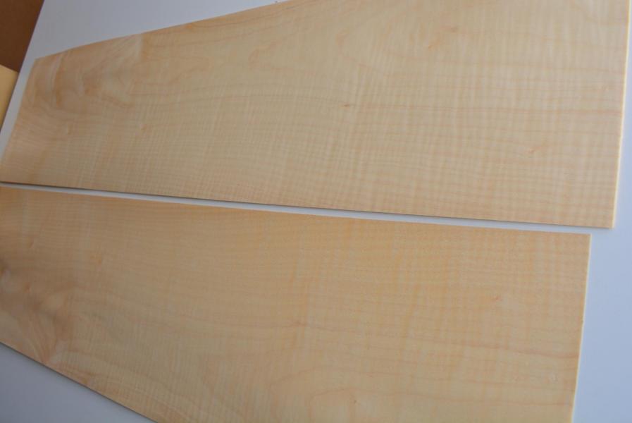 377 erable onde feuille de bois placage luthier 2